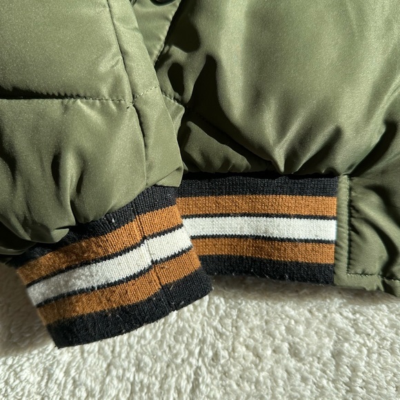 Sanctuary Leopard-Trimmed Puffer Jacket XS - Picture 7 of 8